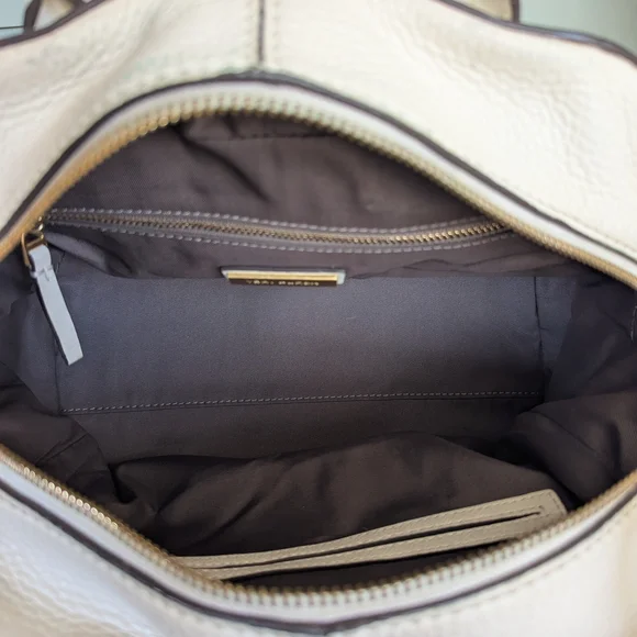 Tory Burch McGraw Small Satchel, an elegant pebbled leather  Crossbody bag - Picture 12 of 15